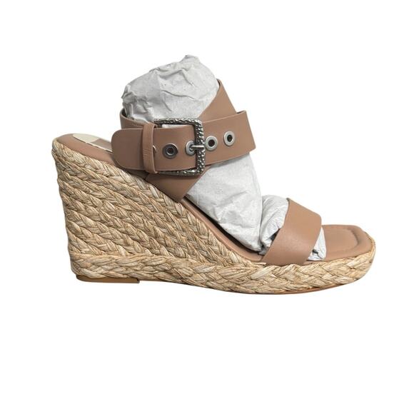 New! Dolce Vita Aldona Crisscross Ankle Strap Espadrille Wedge Sandals - Size 9 - Picture 5 of 11